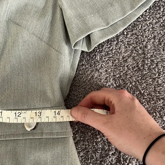 Banana Republic Gray Sheath Office Dress Size 8 Petite - Picture 5 of 8